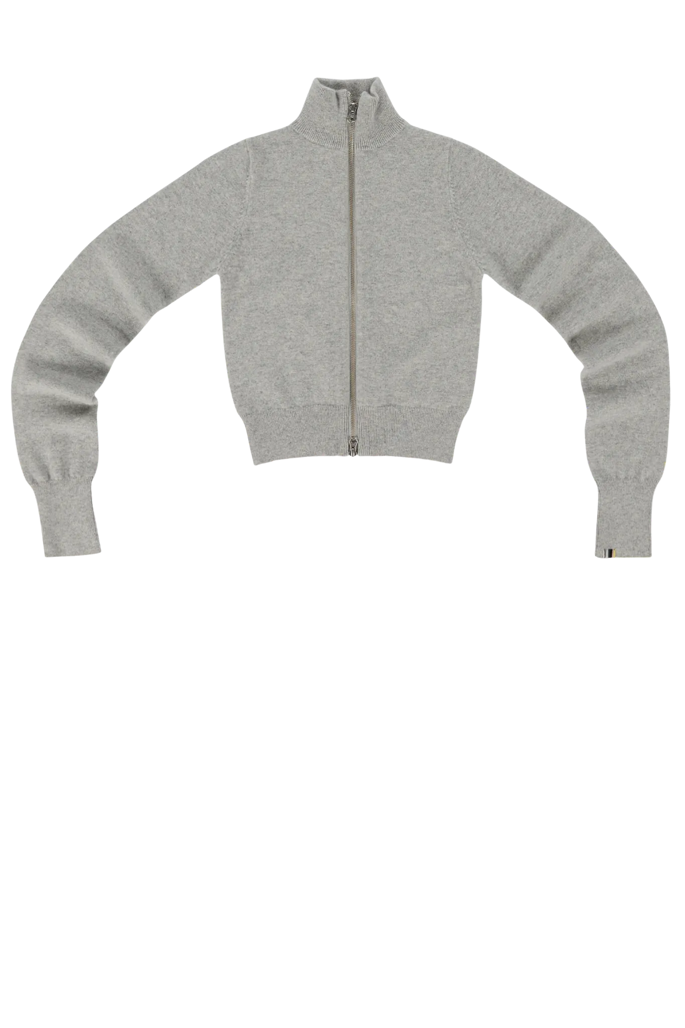 Zip Sweater n°302 Lemon in Grey