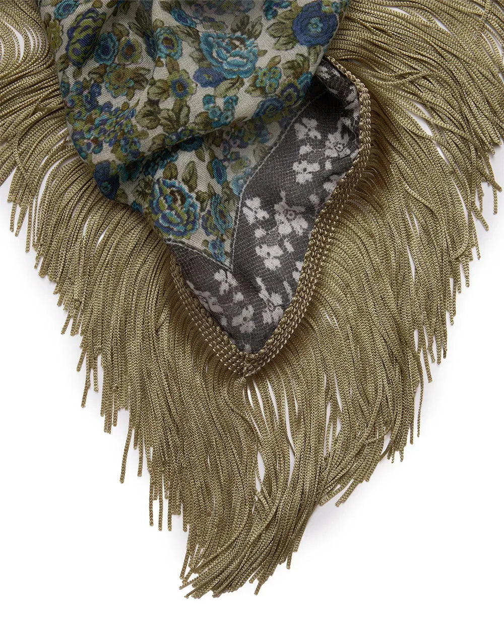 Oversize scarf minimal in brown