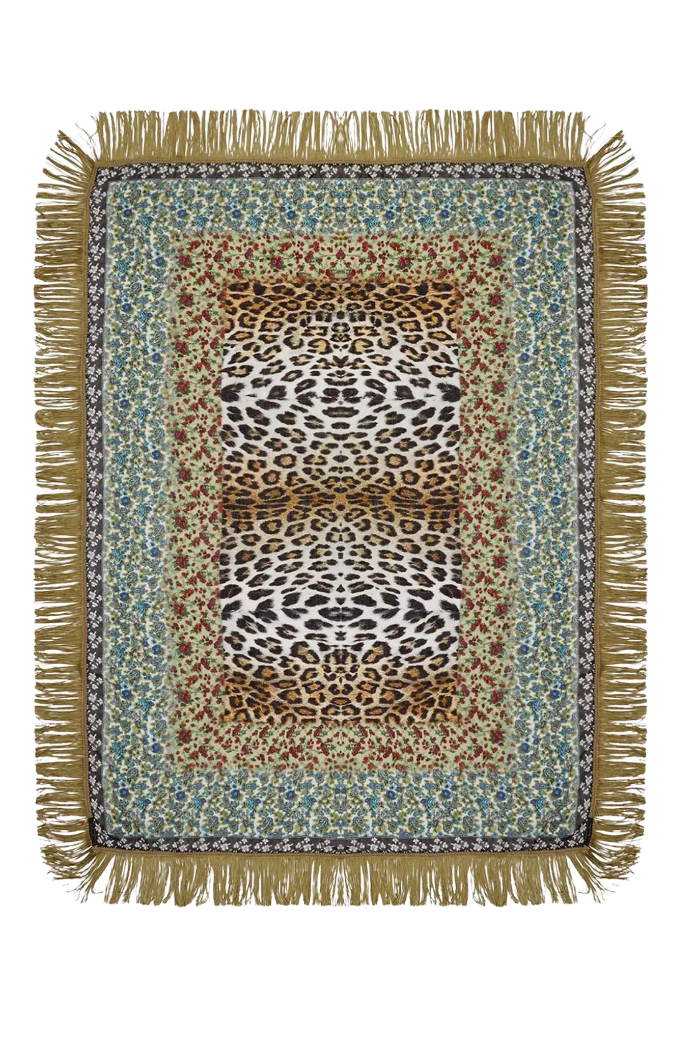 Oversize scarf minimal in brown