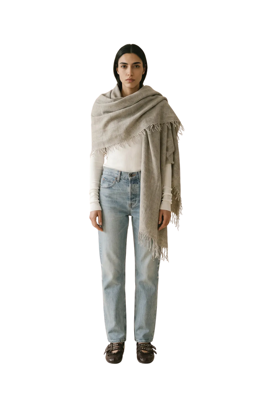 Oversize Schal New Isadora in Grey