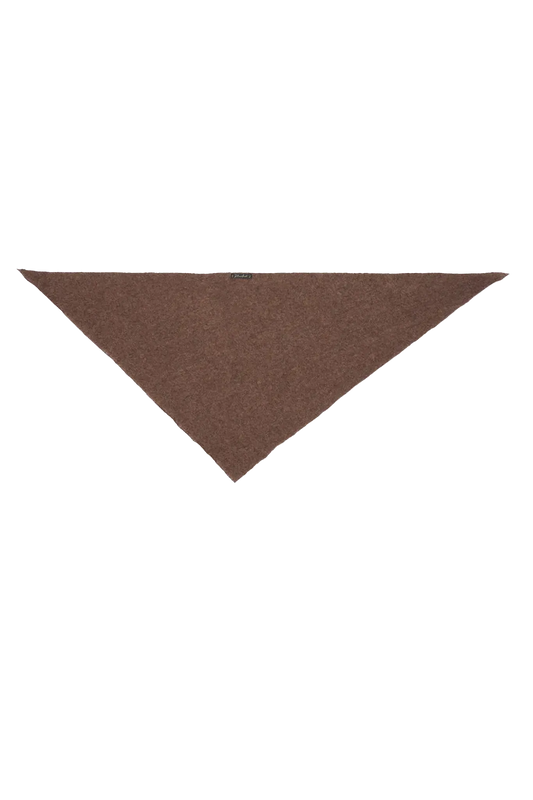 Cashmere Oversize Triangle Schal Adeli in Brown