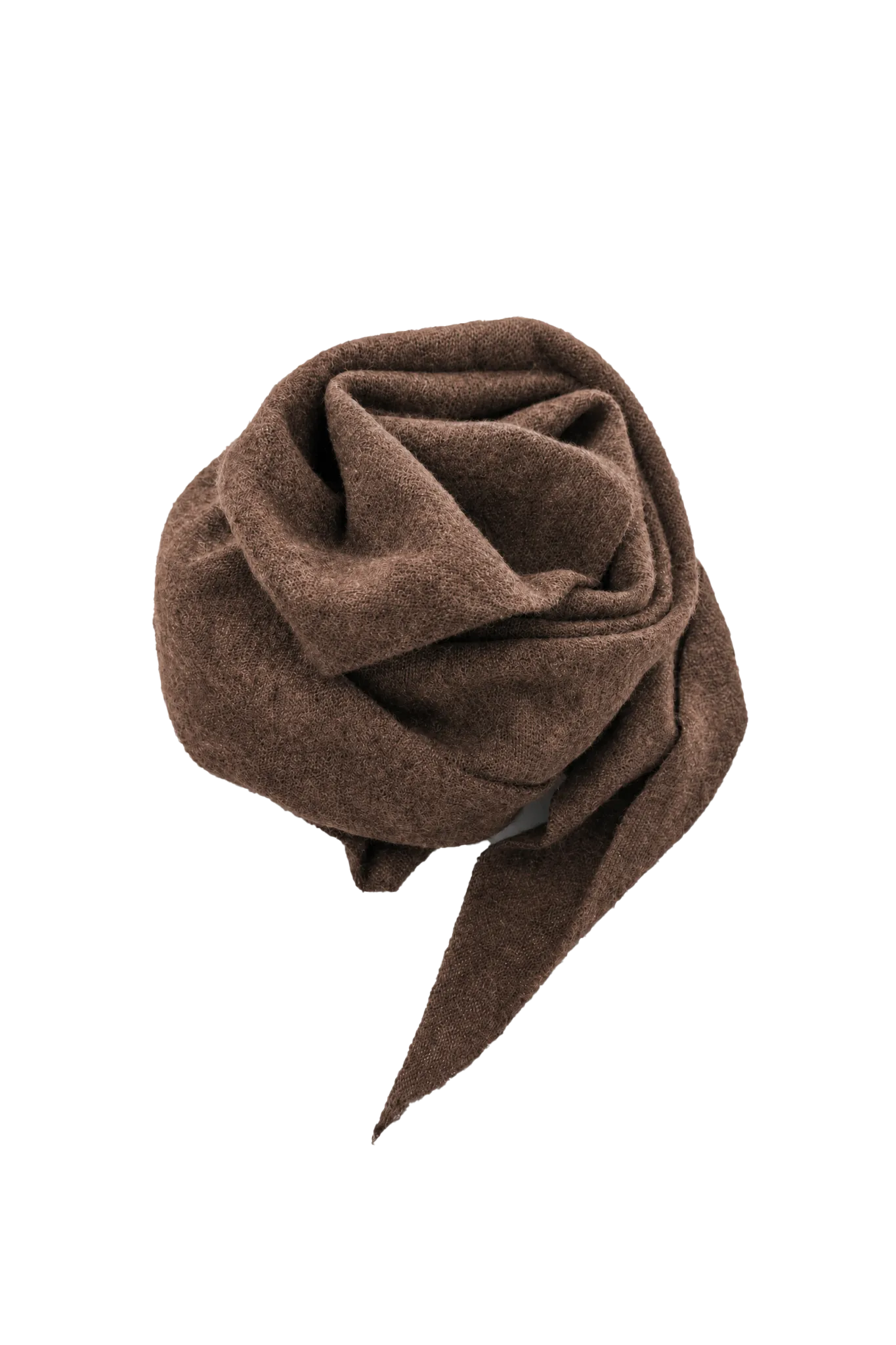 Cashmere Oversize Triangle Schal Adeli in Brown