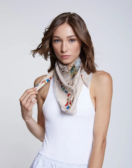 Tuch Little Baloon in Beige-Brown