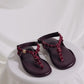 Sandalen Flò Monocolor in Bordeaux