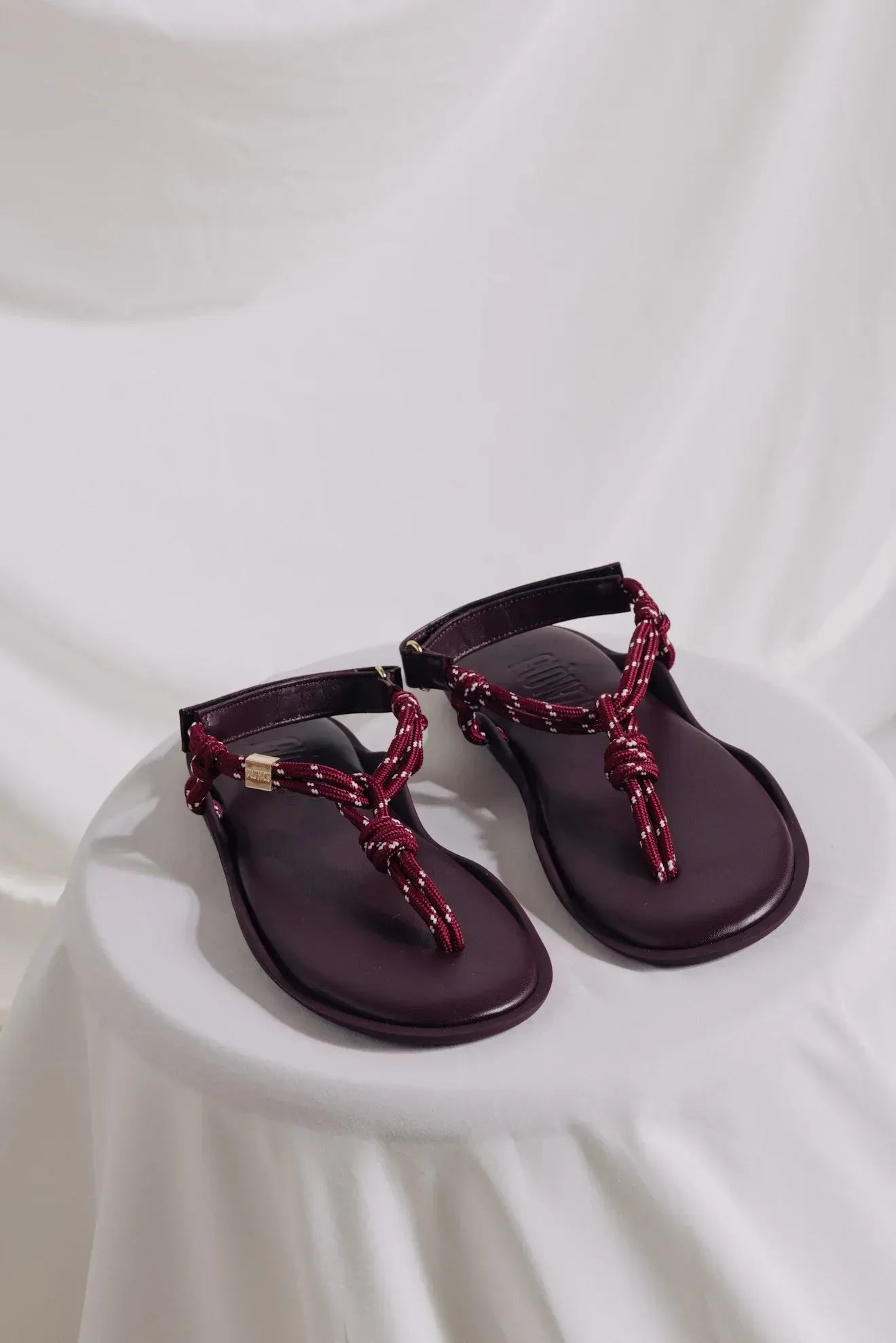 Sandalen Flò Monocolor in Bordeaux
