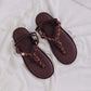 Sandalen Flò Monocolor in Brown