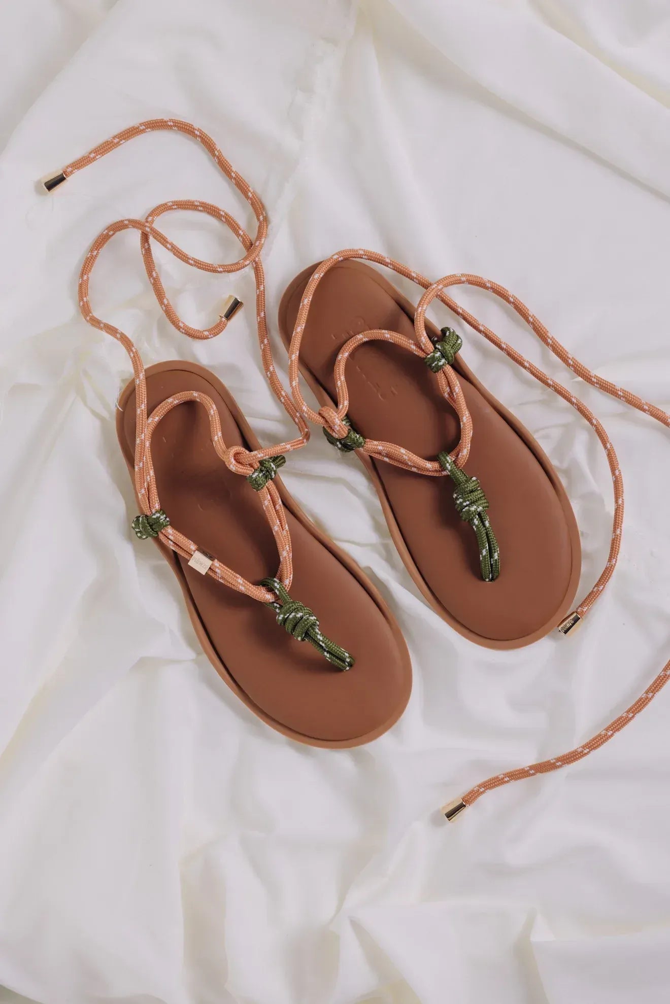 Sandalen Flò Twin in Terracotta Militar Green