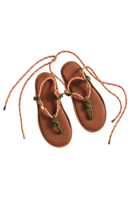 Sandalen Flò Twin in Terracotta Militar Green