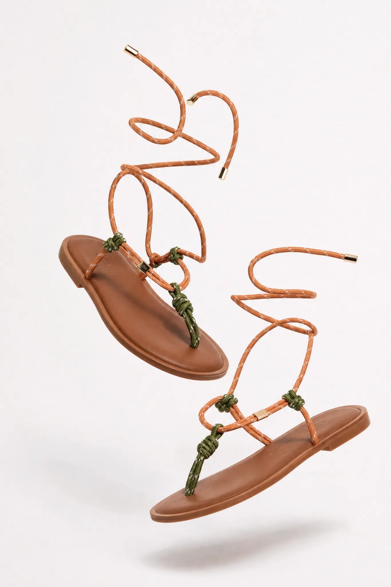 Sandalen Flò Twin in Terracotta Militar Green