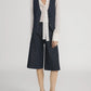 The Denim vest in rinse