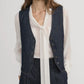 The Denim vest in rinse