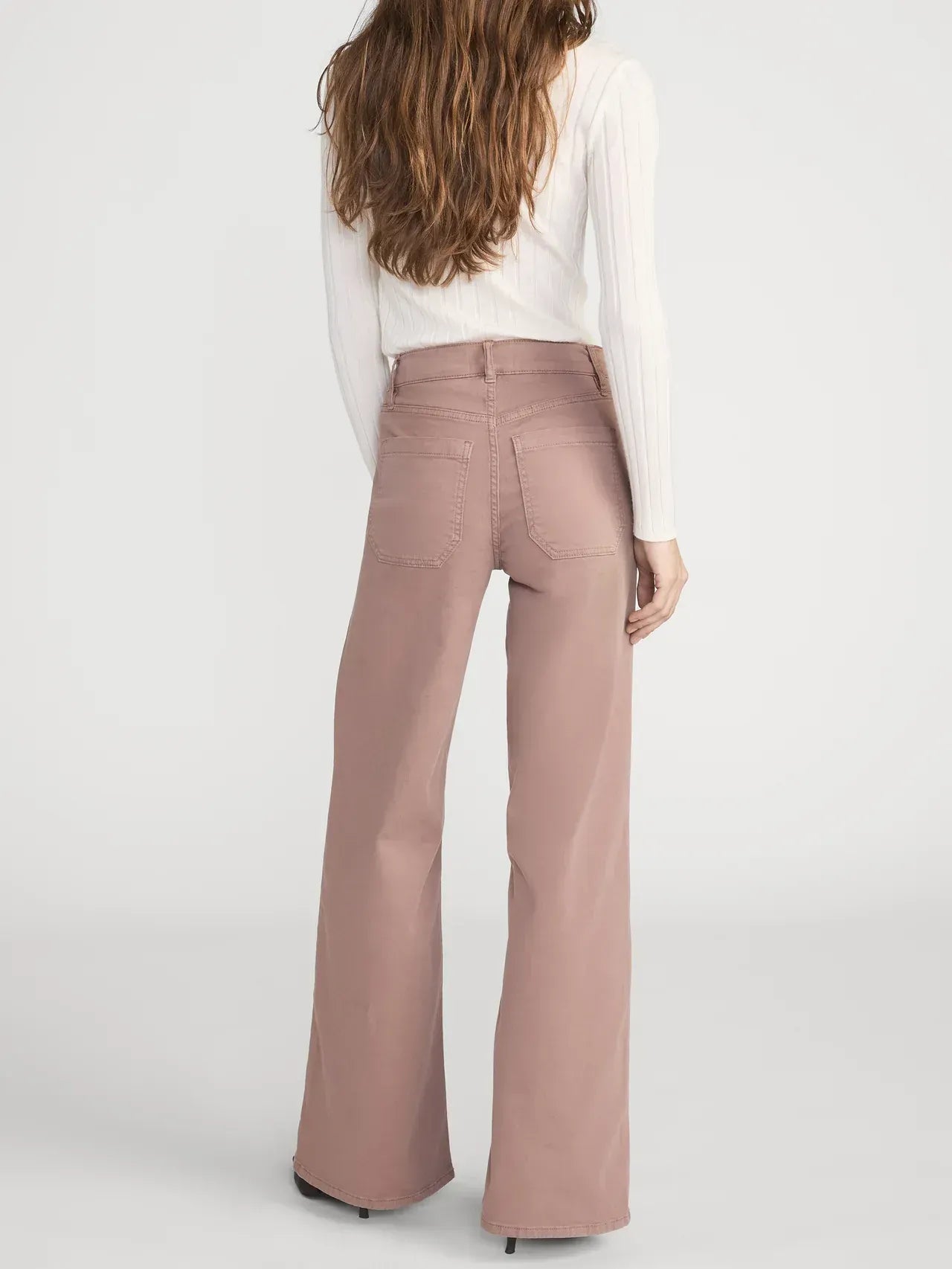 Hose Le Slim Palazzo Modernist Pocket in Mauve