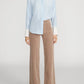 Hose Le Slim Palazzo Modernist Pocket Corduroy in Soft Taupe