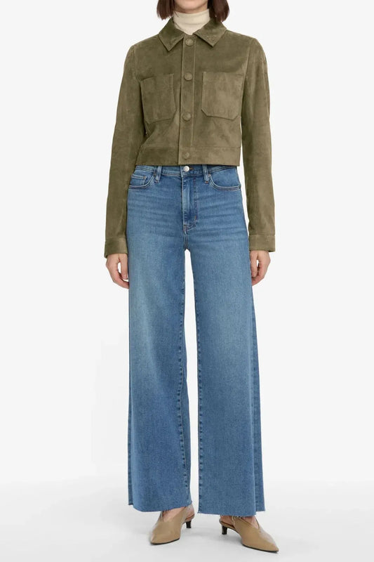 Jeans Le Slim Palazzo in Clue Raw After