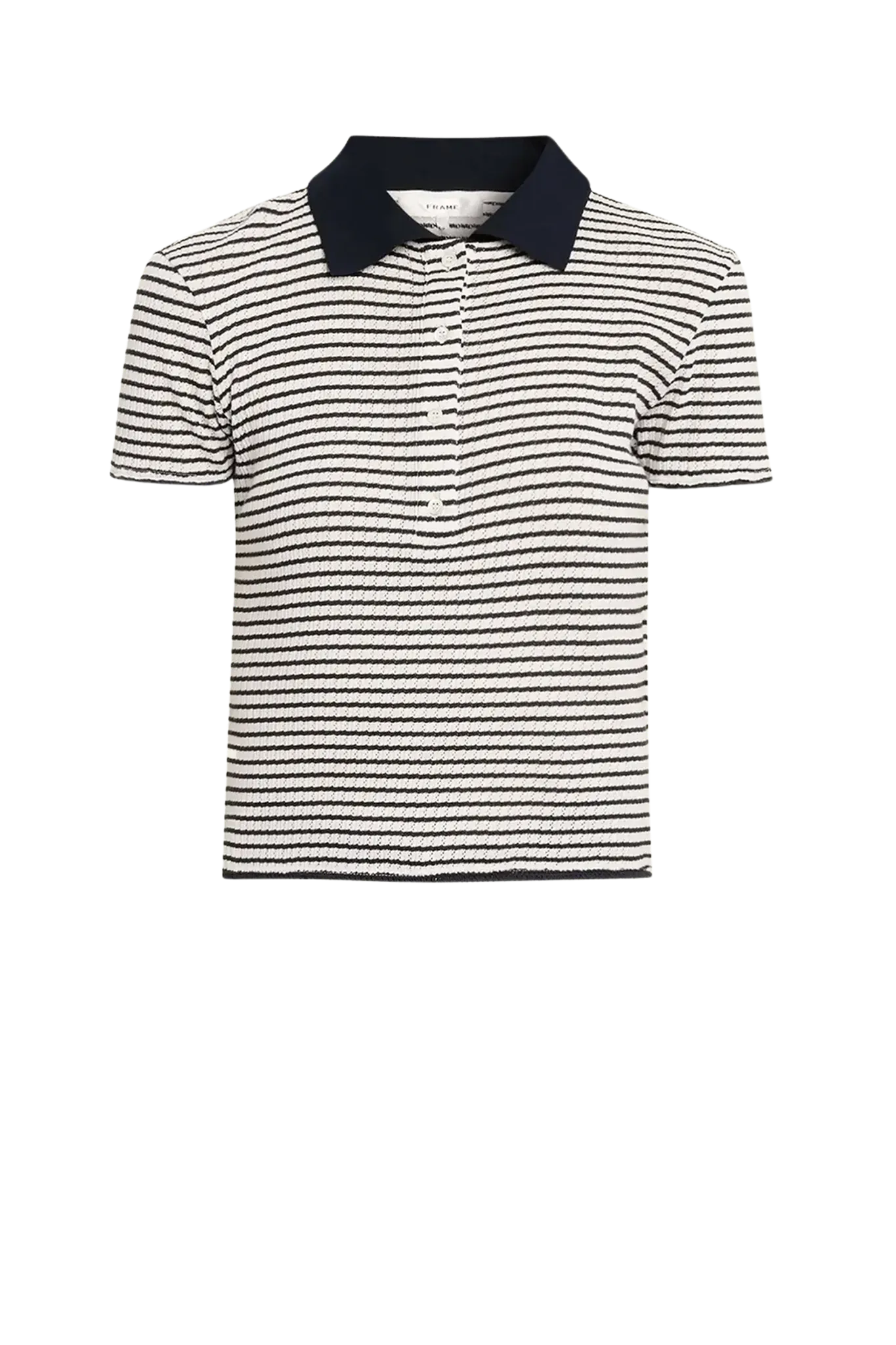 Polo The Pointelle in Navy Multi