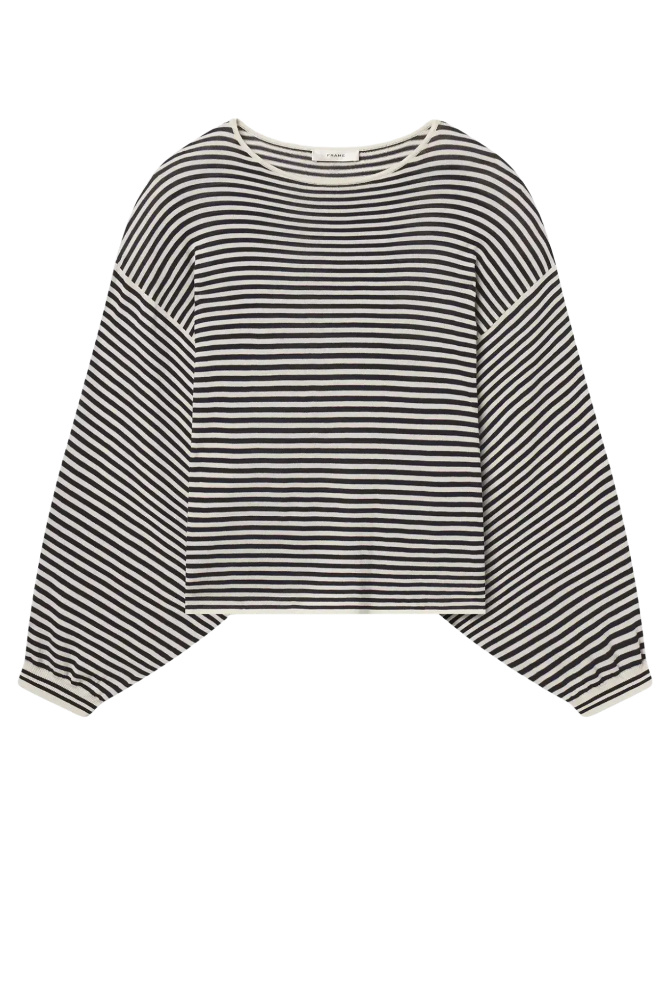 Pullover The Striped Slouchy in Cream Multi