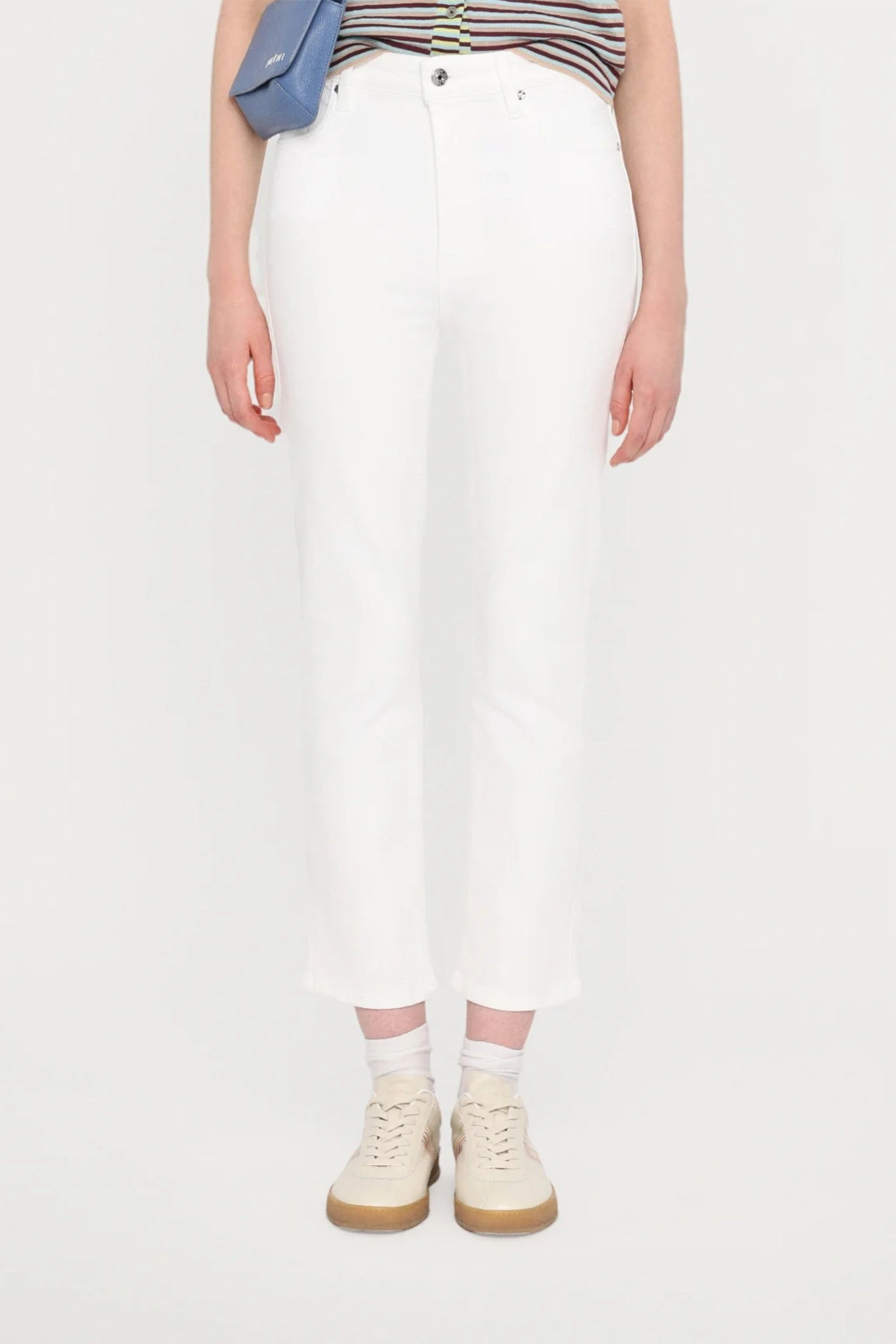 Jeans The Pencil Crop in Au Natural Clean