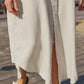 Kleid Megan Button Up in Sand