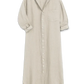 Kleid Megan Button Up in Sand