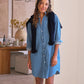 Shirtkleid Mary in Vintage Stonewashed Indigo