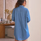 Shirtkleid Mary in Vintage Stonewashed Indigo
