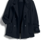 Sweat Jacke Peacoat in Navy