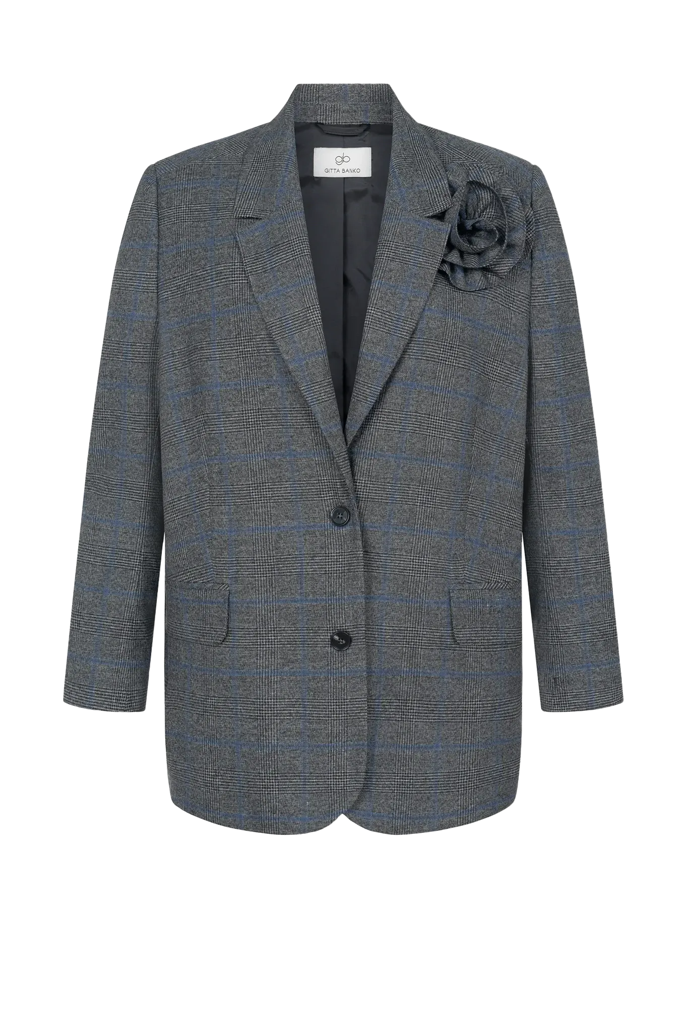 Blazer Elenor in Grey Checked