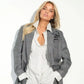 Blazer Elenor in Grey Checked