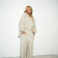 Frottee Sweater Nora in Sand