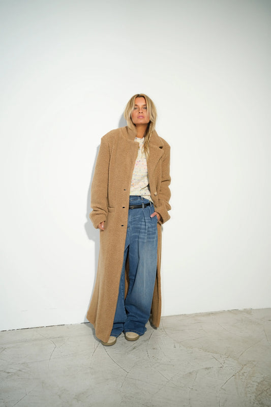 Mantel Anouk in Camel