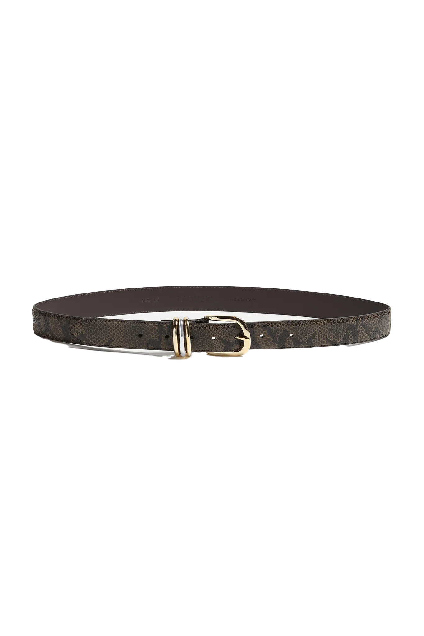 Gürtel Velin in Brown Snake