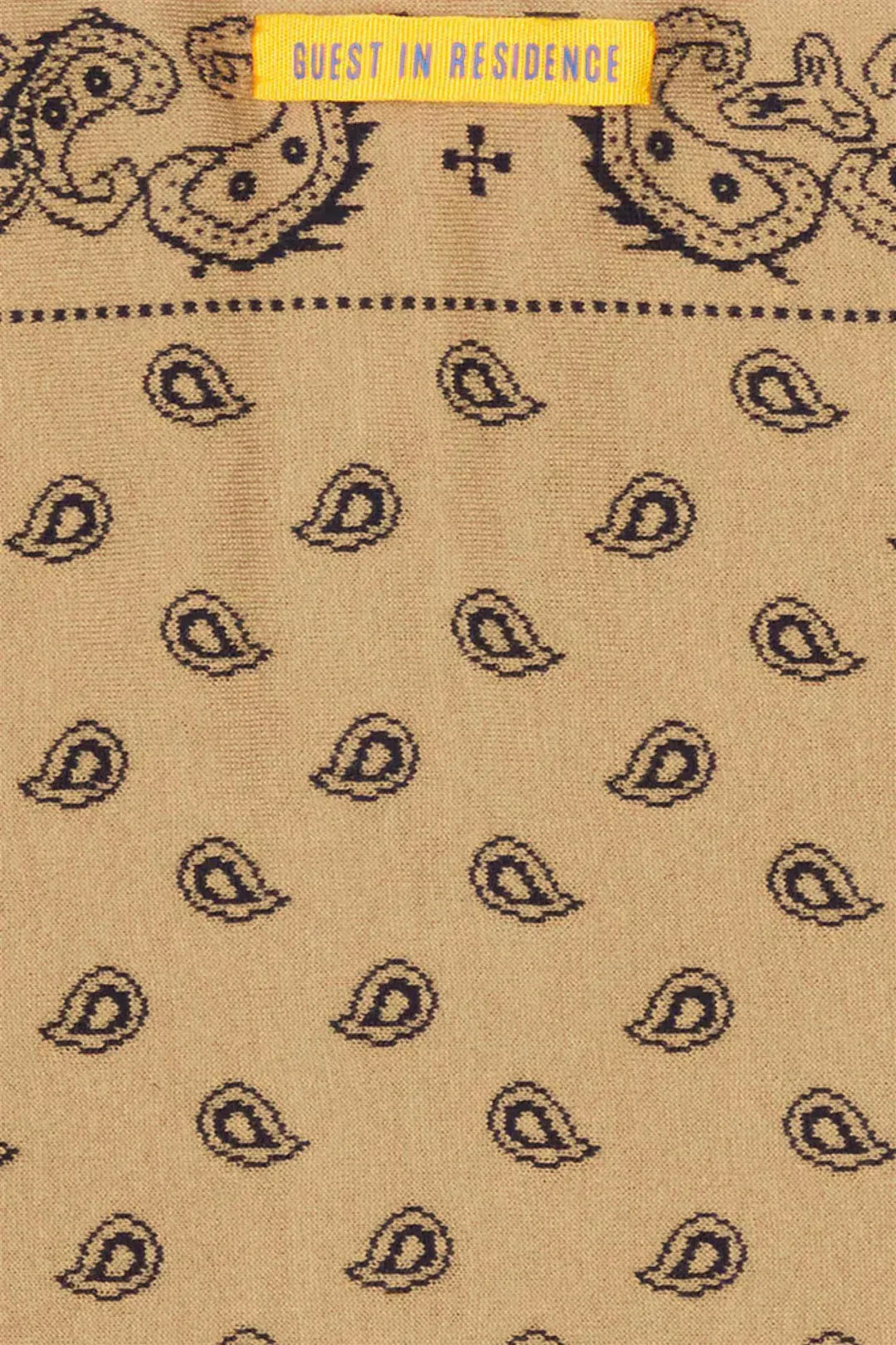 Schal The Wild Rag in Navy Camel