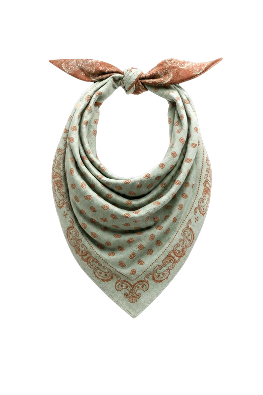Schal The Wild Rag in Sage Brush/Burnt Sienna