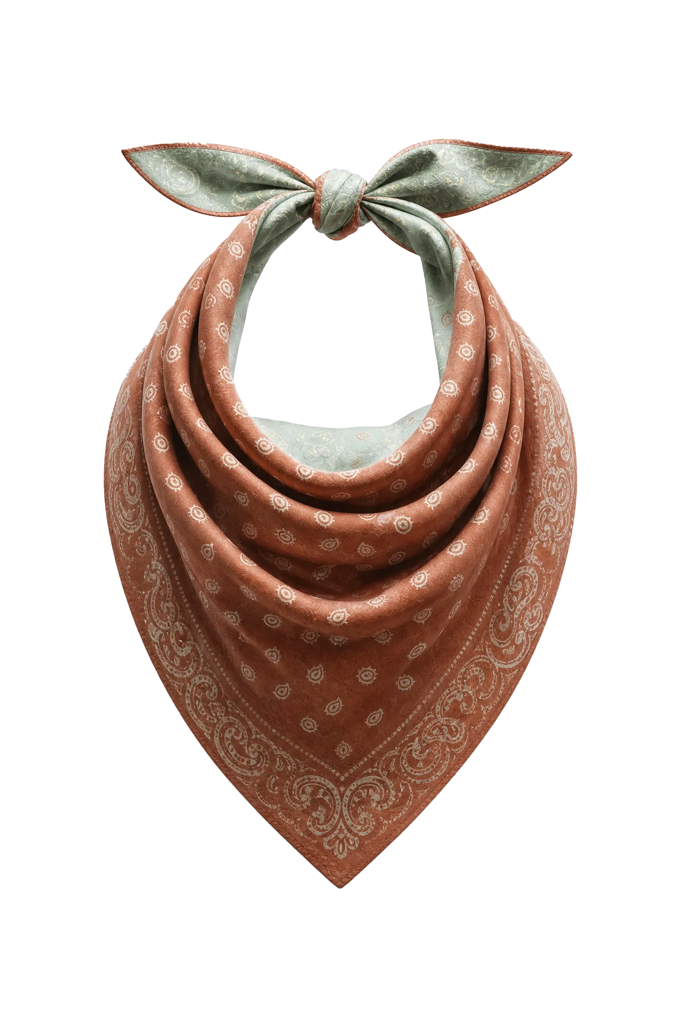 Schal The Wild Rag in Sage Brush/Burnt Sienna
