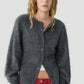 Cardigan Grizzly Sculpted in Charcoal