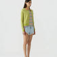 Cardigan Pebble Stripe Jane in Evoo Combo