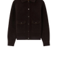 Jacke Felted Bomber in Burnt Cocoa