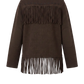 Jacke Western Fringe in Burnt Cocoa