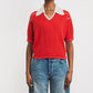 Polo Pele in Scarlet Cream