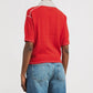 Polo Pele in Scarlet Cream