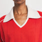 Polo Pele in Scarlet Cream