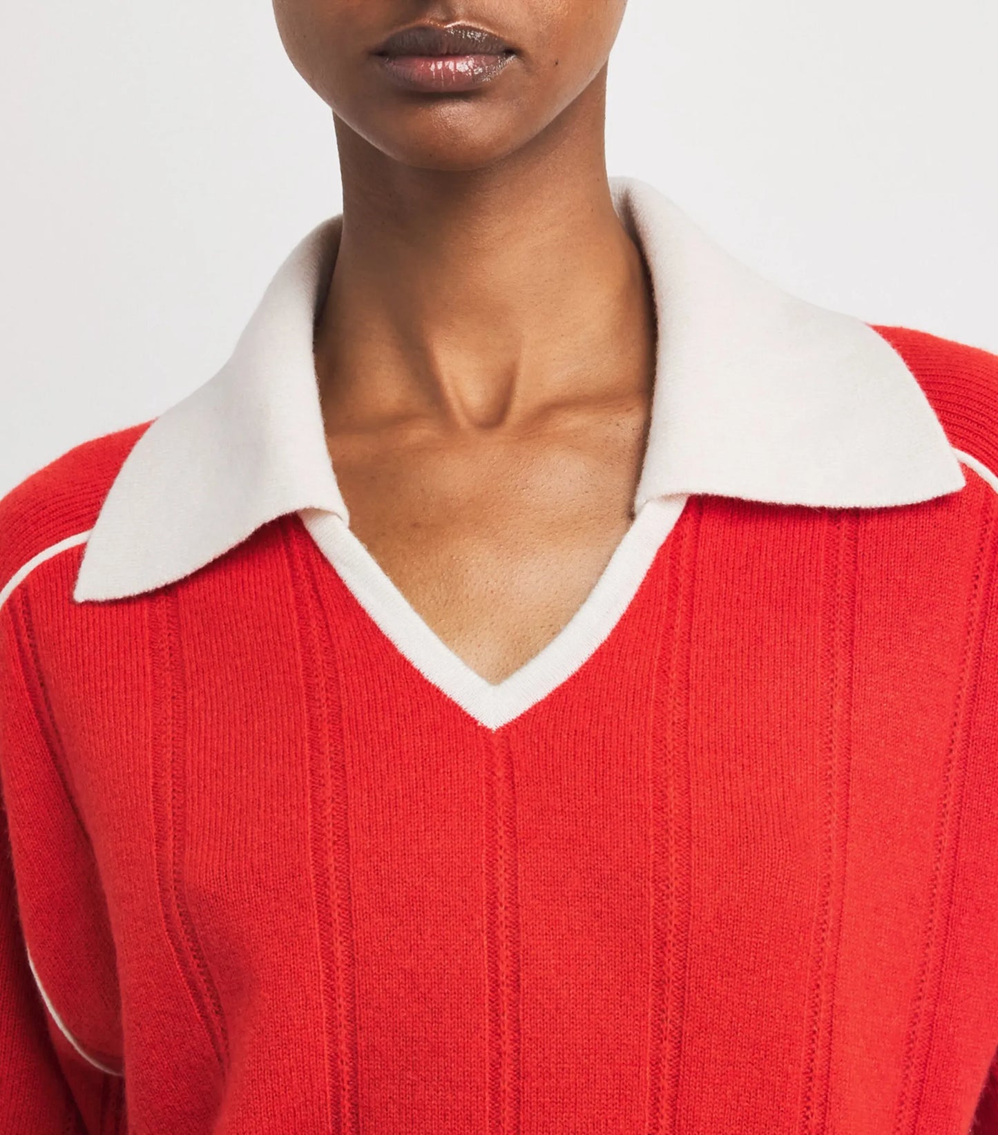 Polo Pele in Scarlet Cream