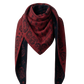 Cashmere Schal The Wild Rag in Carmine/Black