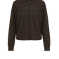 Shirt Cropped Western in Burnt Cocoa