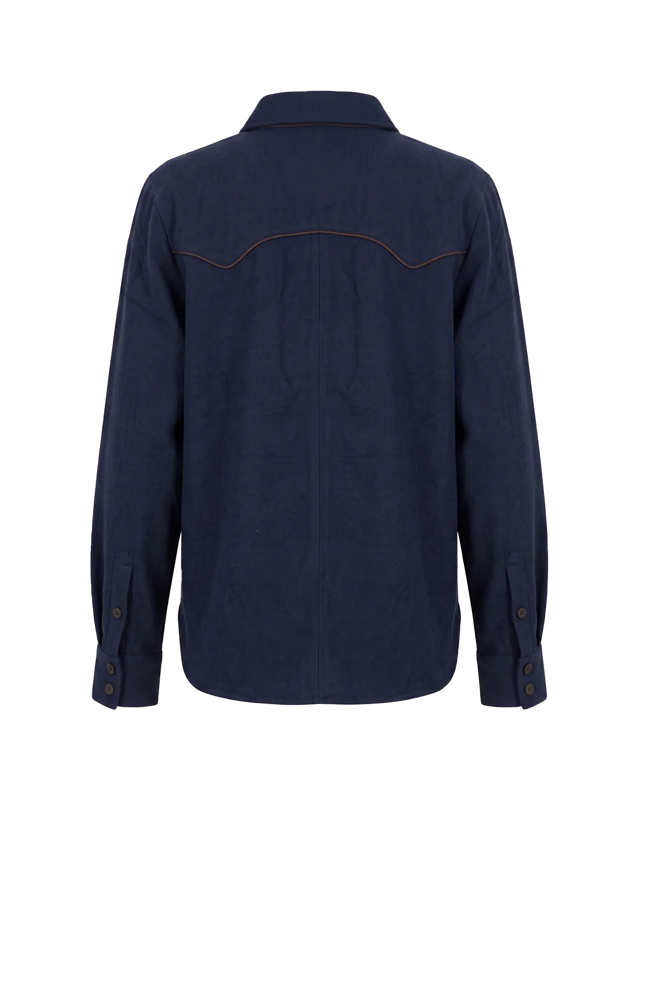 Shirt Cropped Western in Midnight