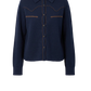 Shirt Cropped Western in Midnight