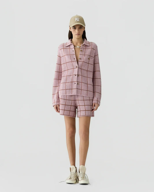 Shorts Plaid in Sprinkle Burnt Sienna