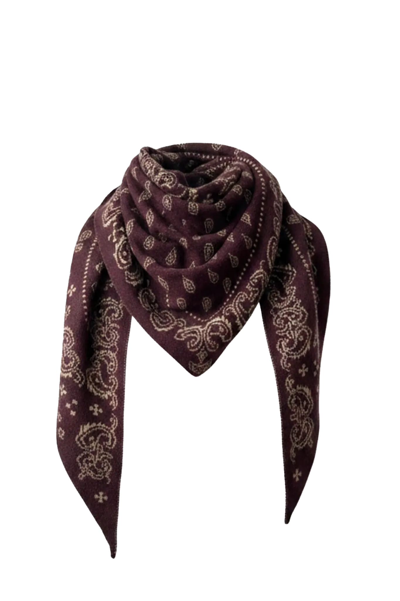 Cashmere Schal The Wild Rag in Fig/Camel