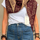 Cashmere Schal The Wild Rag in Fig/Camel