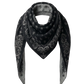 Cashmere Schal The Wild Rag in Black/Heather Grey